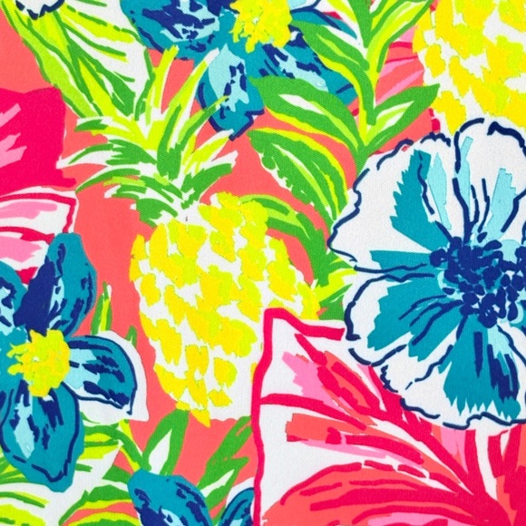 Rafaella Floral Women's Skort - Pink, Blue, Yellow - Picture 2 of 8